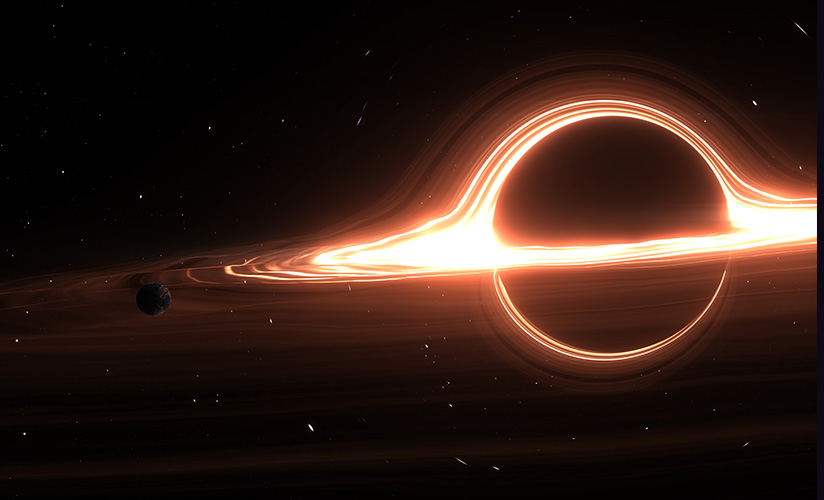 ブラックホールのイメージ図